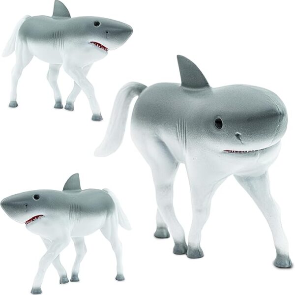 Horse-Shark Hybrid Animal Toy