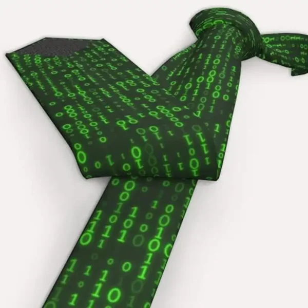 Programmer Tie – Geeky Necktie with Code Print