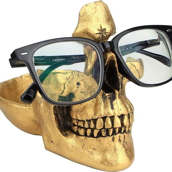 Gothic Skull Eyeglass Holder