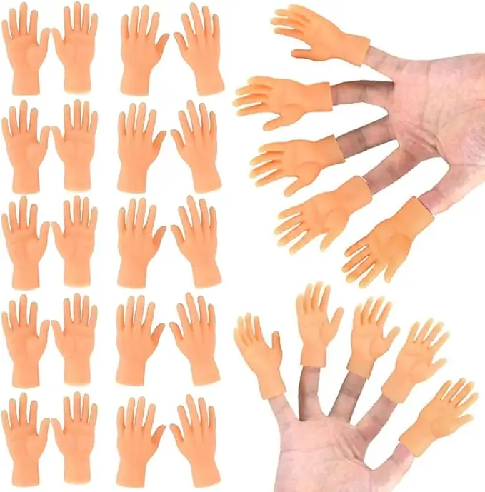 Little Hands Finger Puppets: 30 hyper-realistic mini hand toys for pranks, parties, and stress relief. Creepy, cute, and hilariously weird fun for all ages.