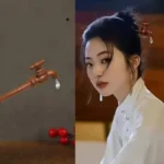 Faucet Hairpin – Handmade wooden hair chopstick with quirky faucet design. Bold, unique hair accessory perfect for long hair, parties, and conversation starters