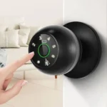 Smart Keyless Door Lock – Fingerprint, code, app, or key access. Fast, secure, rechargeable, and ideal for homes, apartments, Airbnb, and offices.