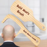 Bald Man Wooden Gag Comb