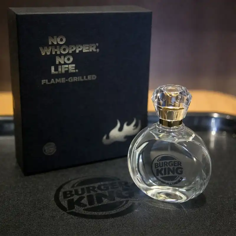 “A close-up of the Burger King Flame-Grilled fragrance